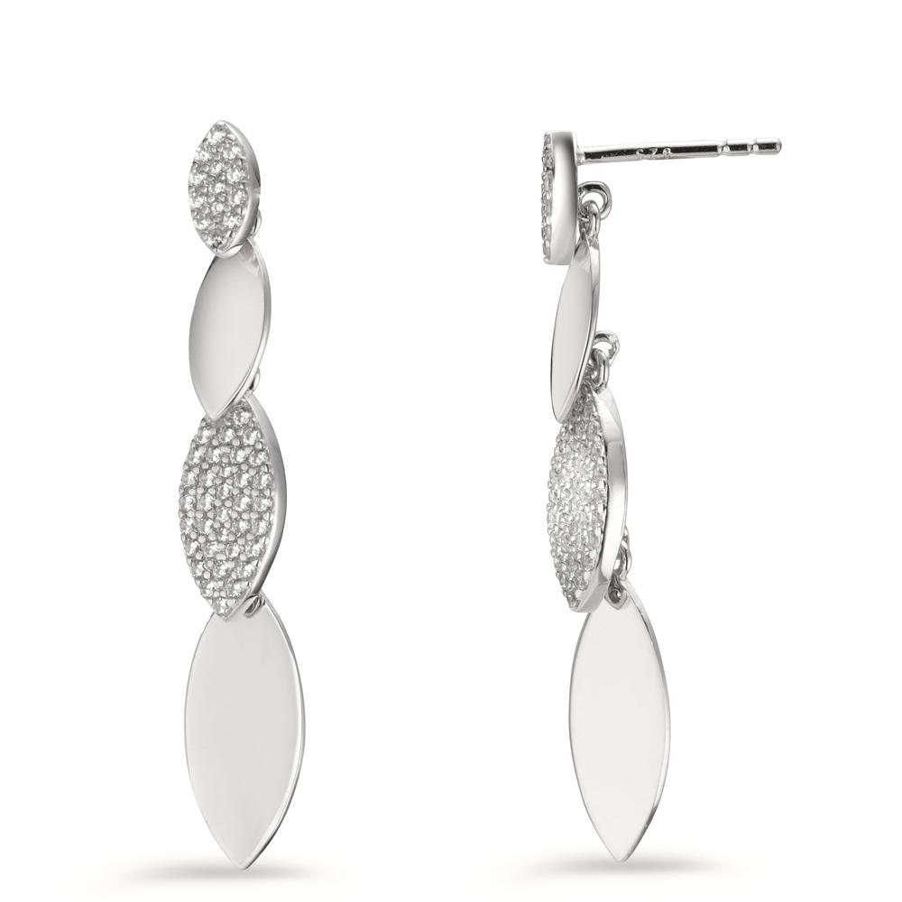 Pendant d'oreilles Argent Zircone Rhodié-606353