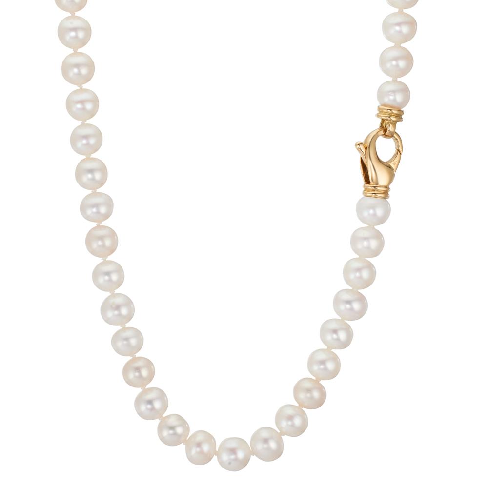 Collier Or jaune 18K perle d'eau douce, 6.5 mm 44 cm-606549