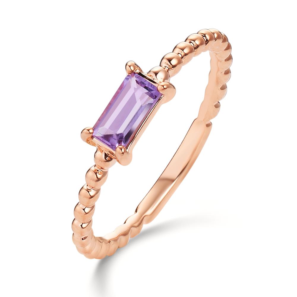 Bague Or rouge 9K Améthyste-606753