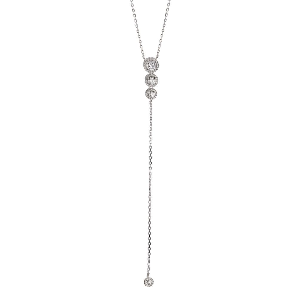 Collier Argent Zircone Rhodié 41-46 cm-606830