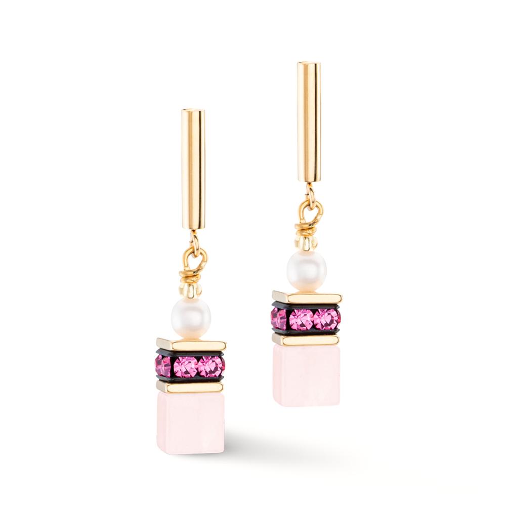 Pendant d'oreilles Acier inoxydable jaune PVD-606880