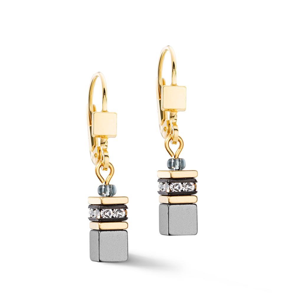 Pendant d'oreilles Acier inoxydable jaune PVD-606898