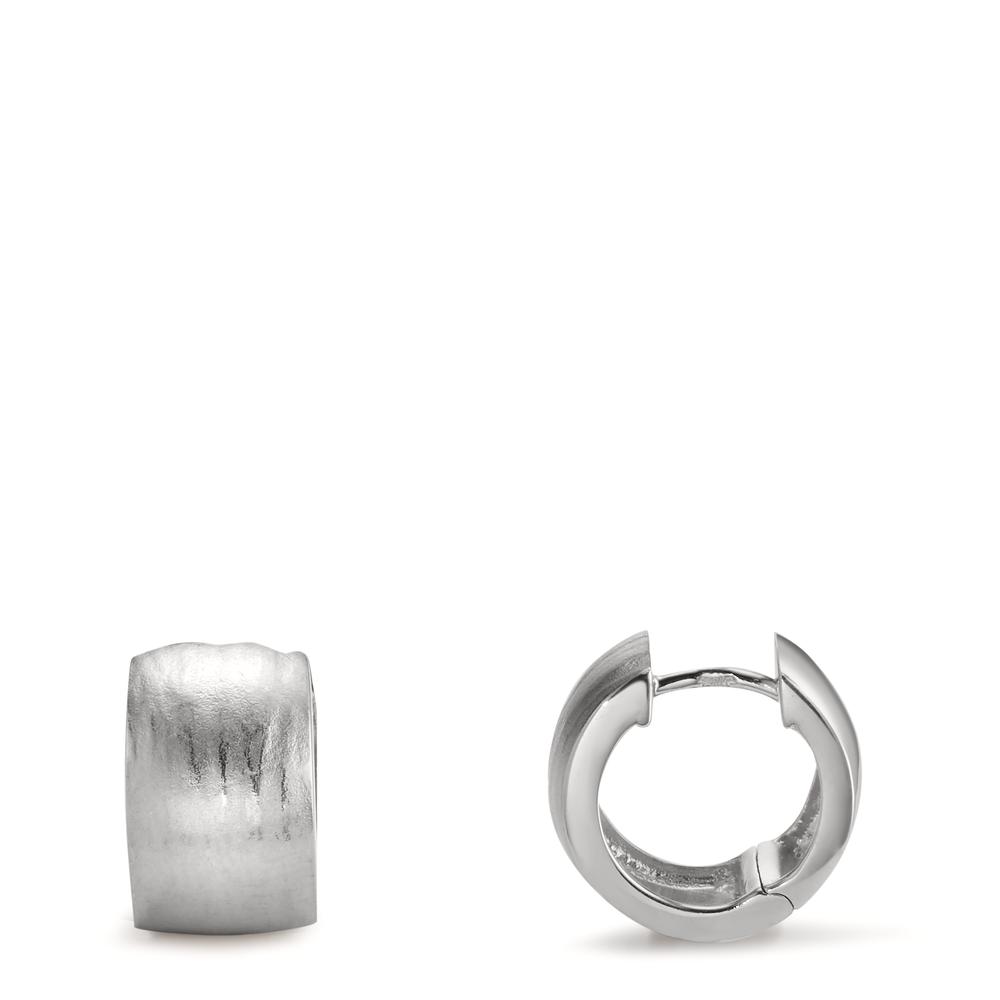 Créoles à charnières Argent Rhodié-606952