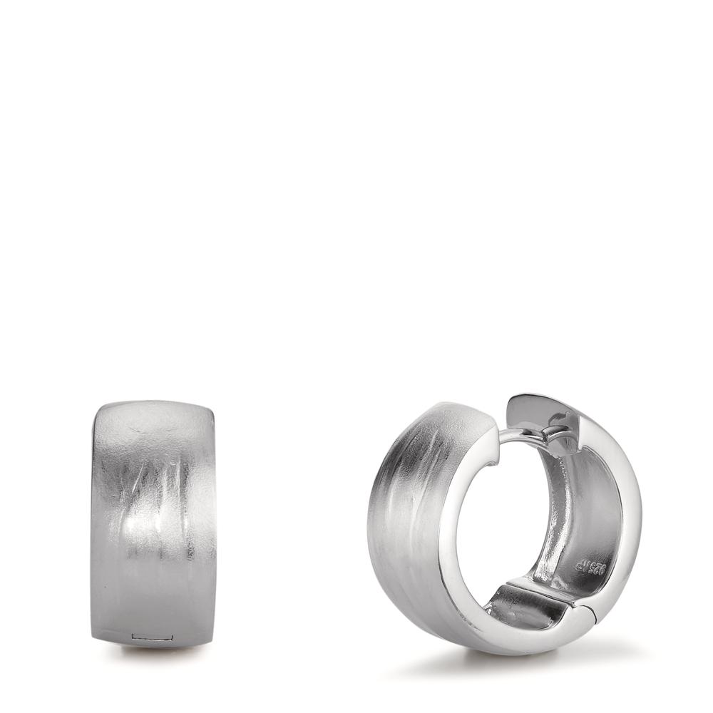 Créoles à charnières Argent Rhodié-606960