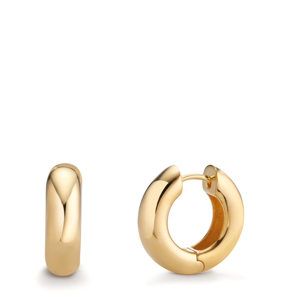 Créoles à charnières Argent jaune Plaqué or-606964