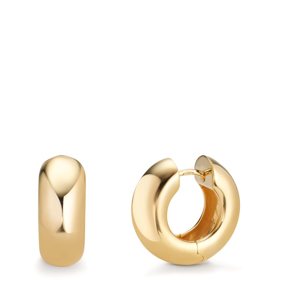 Créoles à charnières Argent jaune Plaqué or-606965