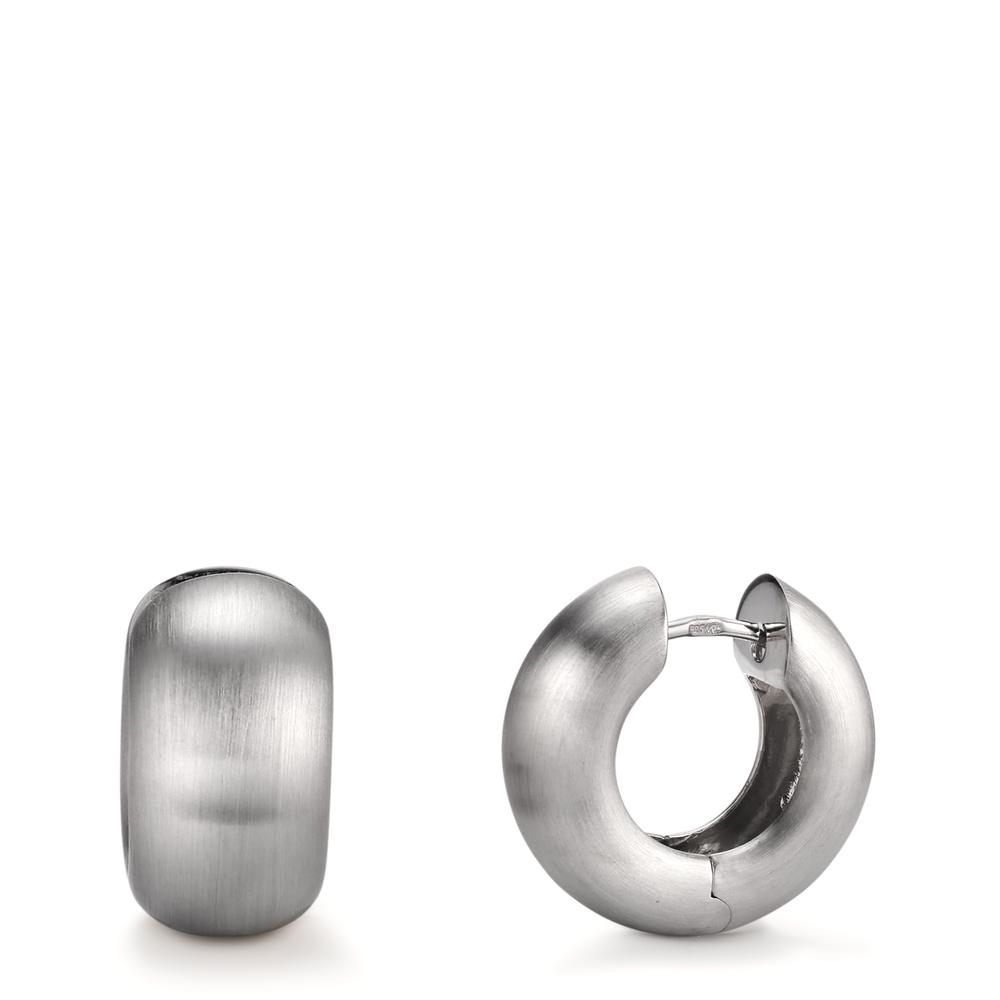 Créoles à charnières Argent Rhodié-606966