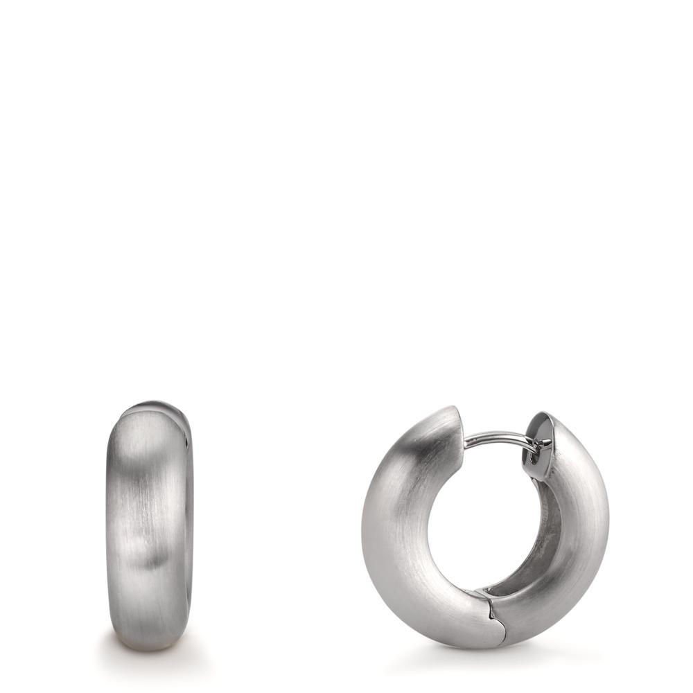 Créoles à charnières Argent Rhodié-606969