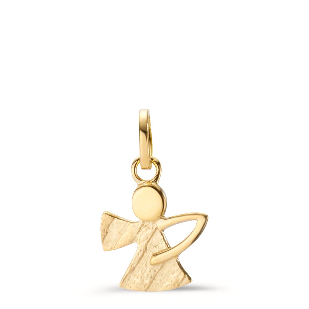 Pendentif Or jaune 18K Ange gardien Ø8 mm-606976