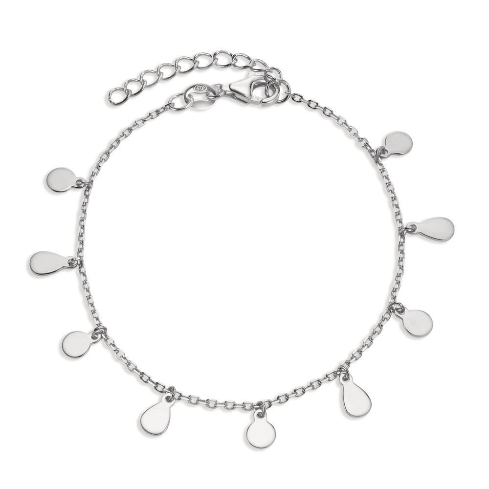 Bracelet Argent Zircone Rhodié 16-19 cm-606992