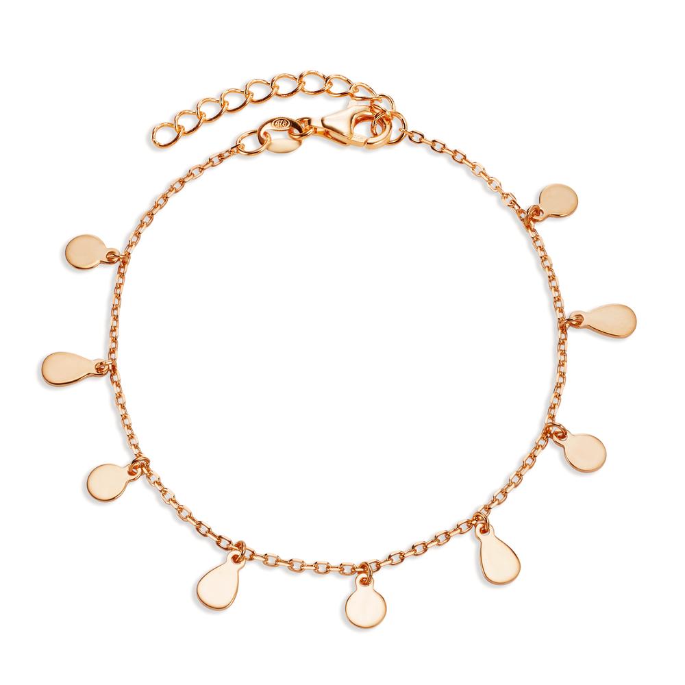 Bracelet Argent Zircone rosé Plaqué or 16-19 cm-606993