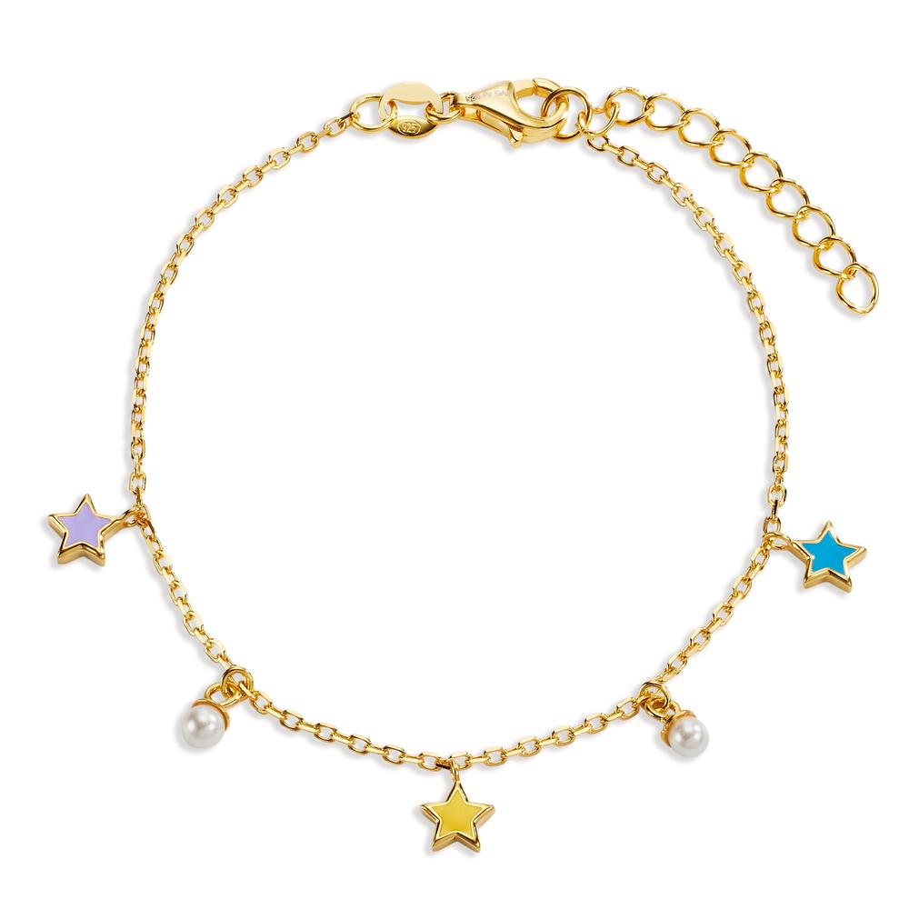Bracelet Argent jaune Plaqué or Étoile 16-19 cm-607000