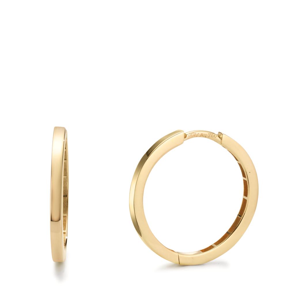 Créoles à charnières Or jaune 18K-607260