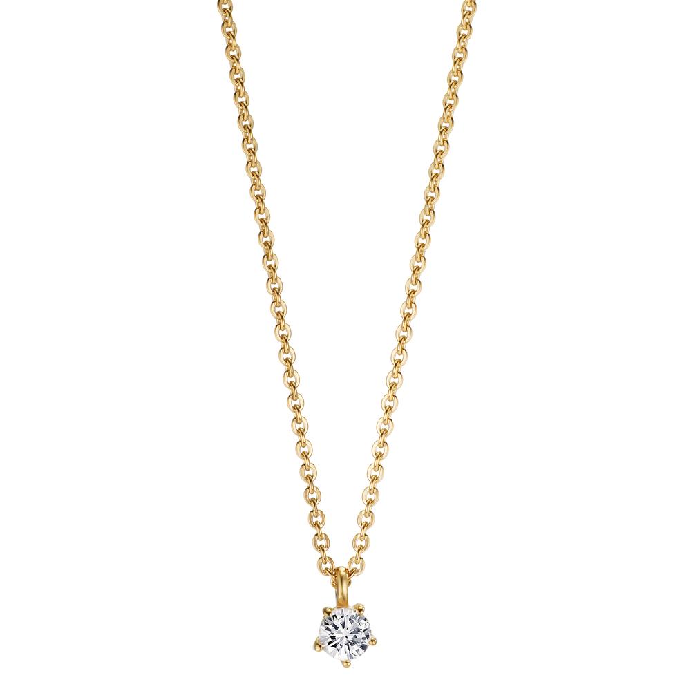 Collier Or jaune 9K Zircone 42-45 cm-607293