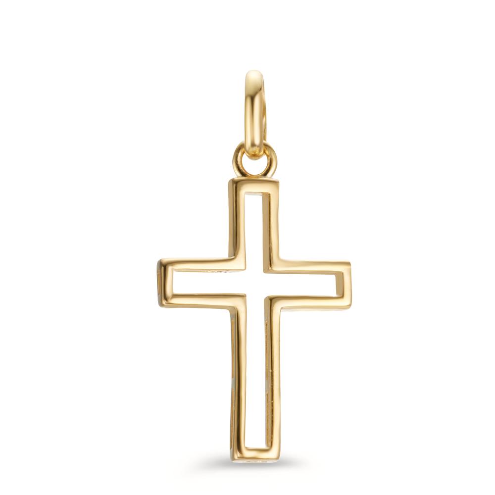 Pendentif Or jaune 9K Croix-607299