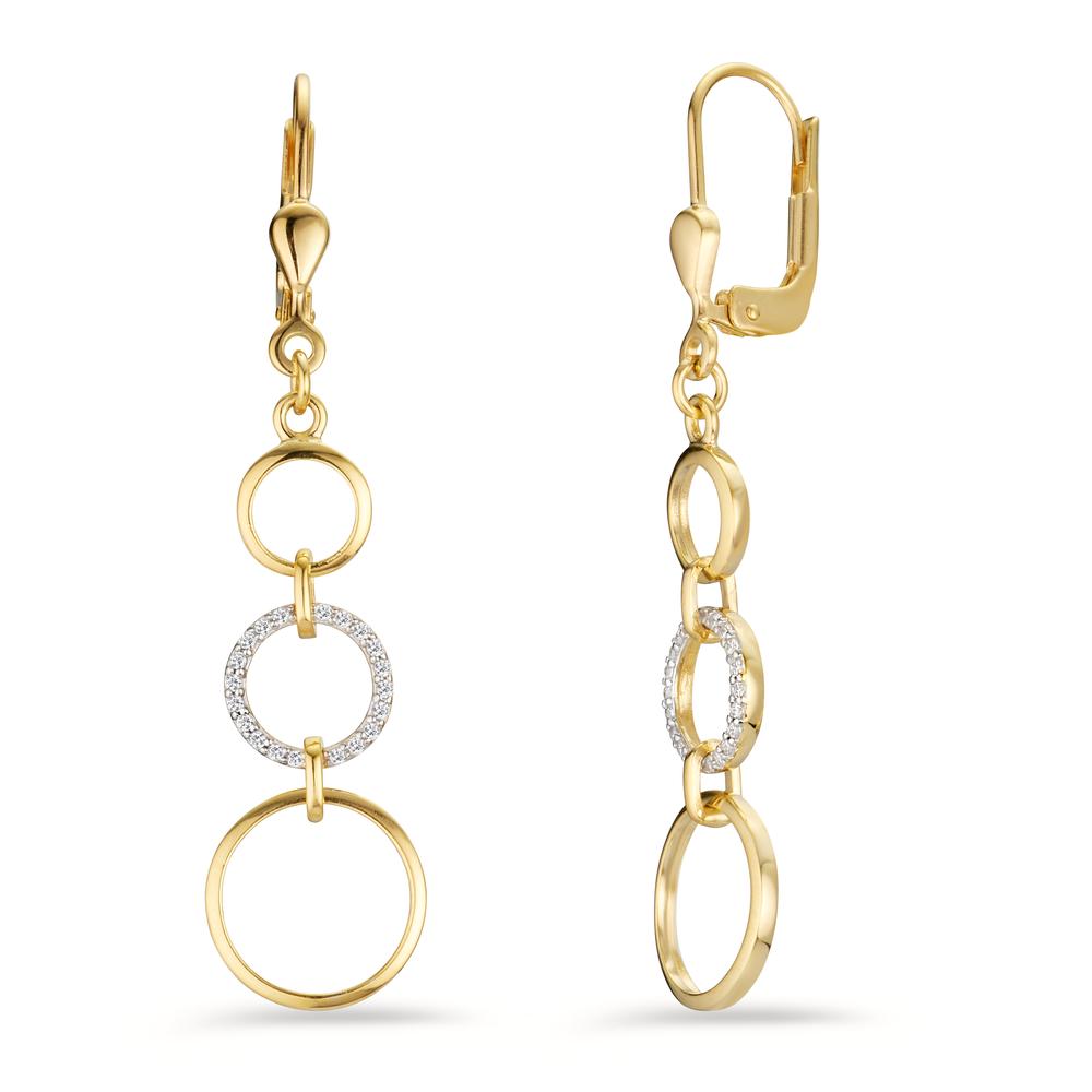 Pendant d'oreilles Or jaune 9K Zircone-607302