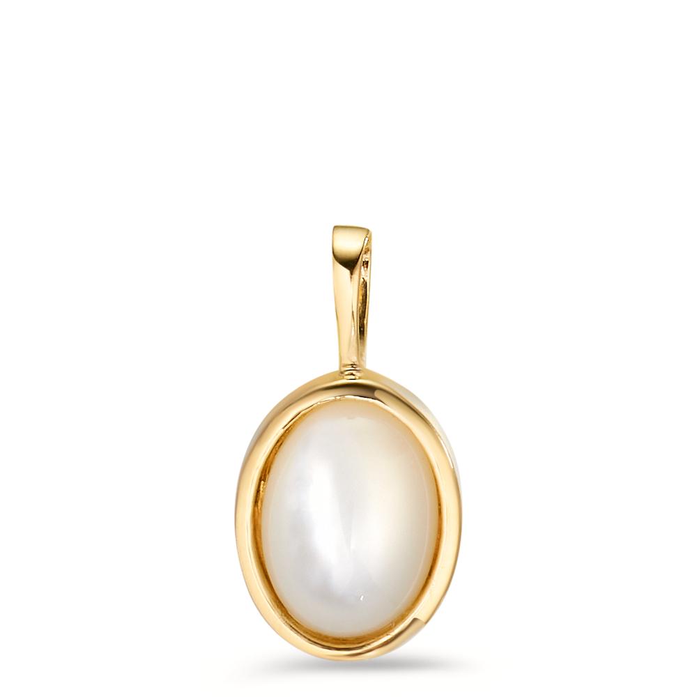 Pendentif Or jaune 9K nacre-607407