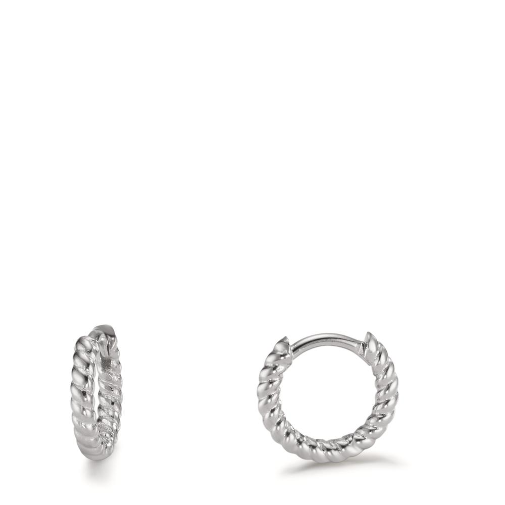 Créoles à charnières Argent Rhodié-607447