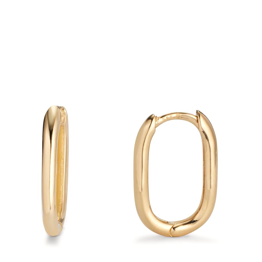 Créoles à charnières Or jaune 14K-607521