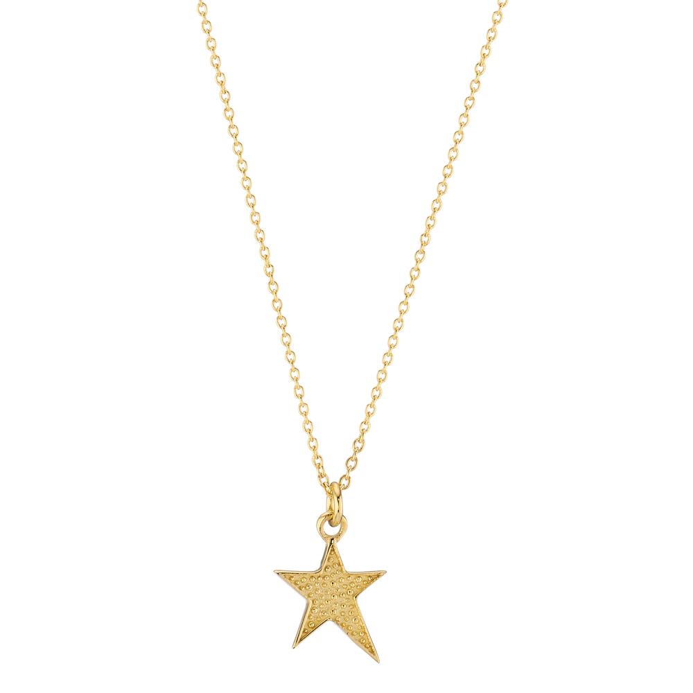 Collier Or jaune 14K Étoile 39-42 cm-607656