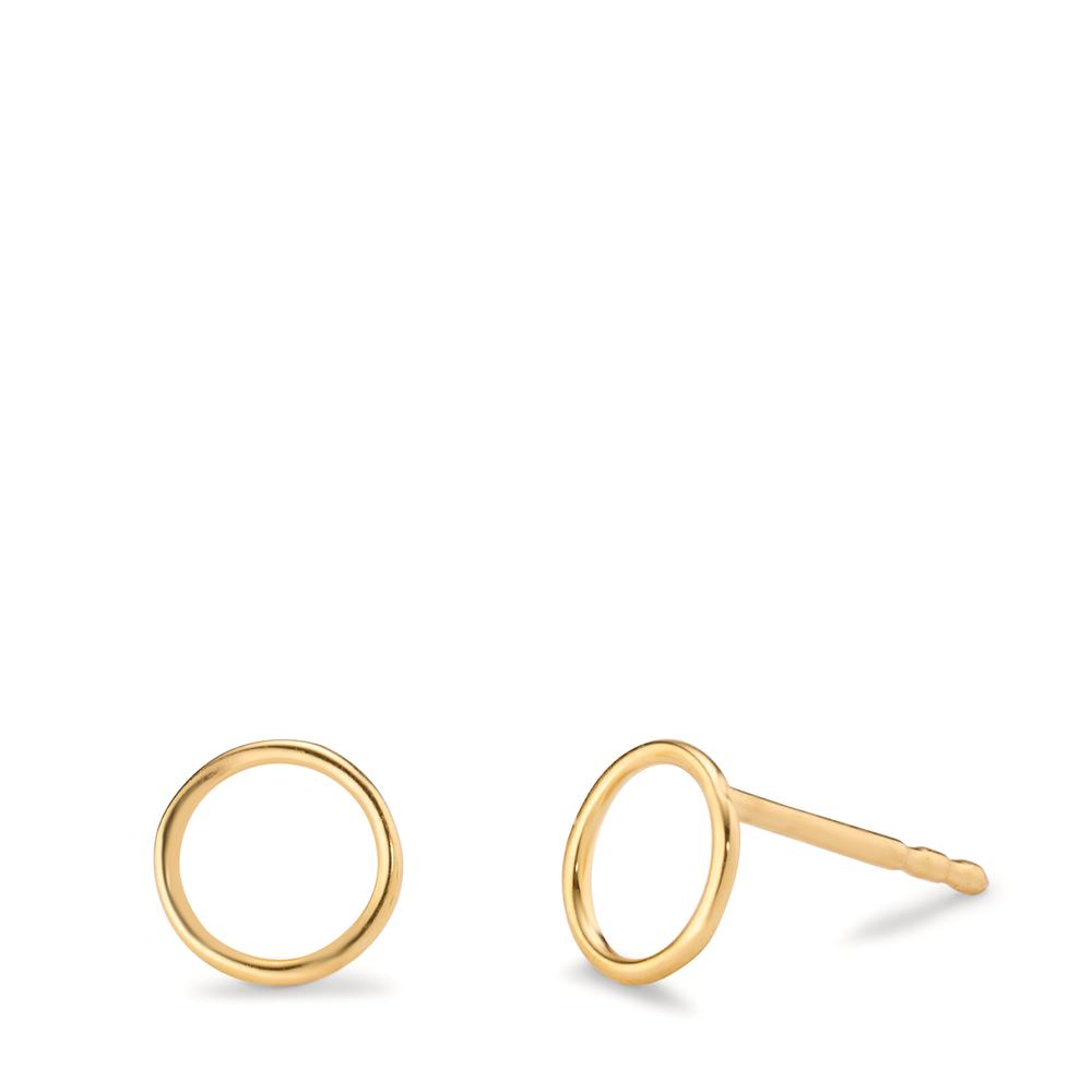 Clous d'oreilles Or jaune 14K Ø6.5 mm-607678