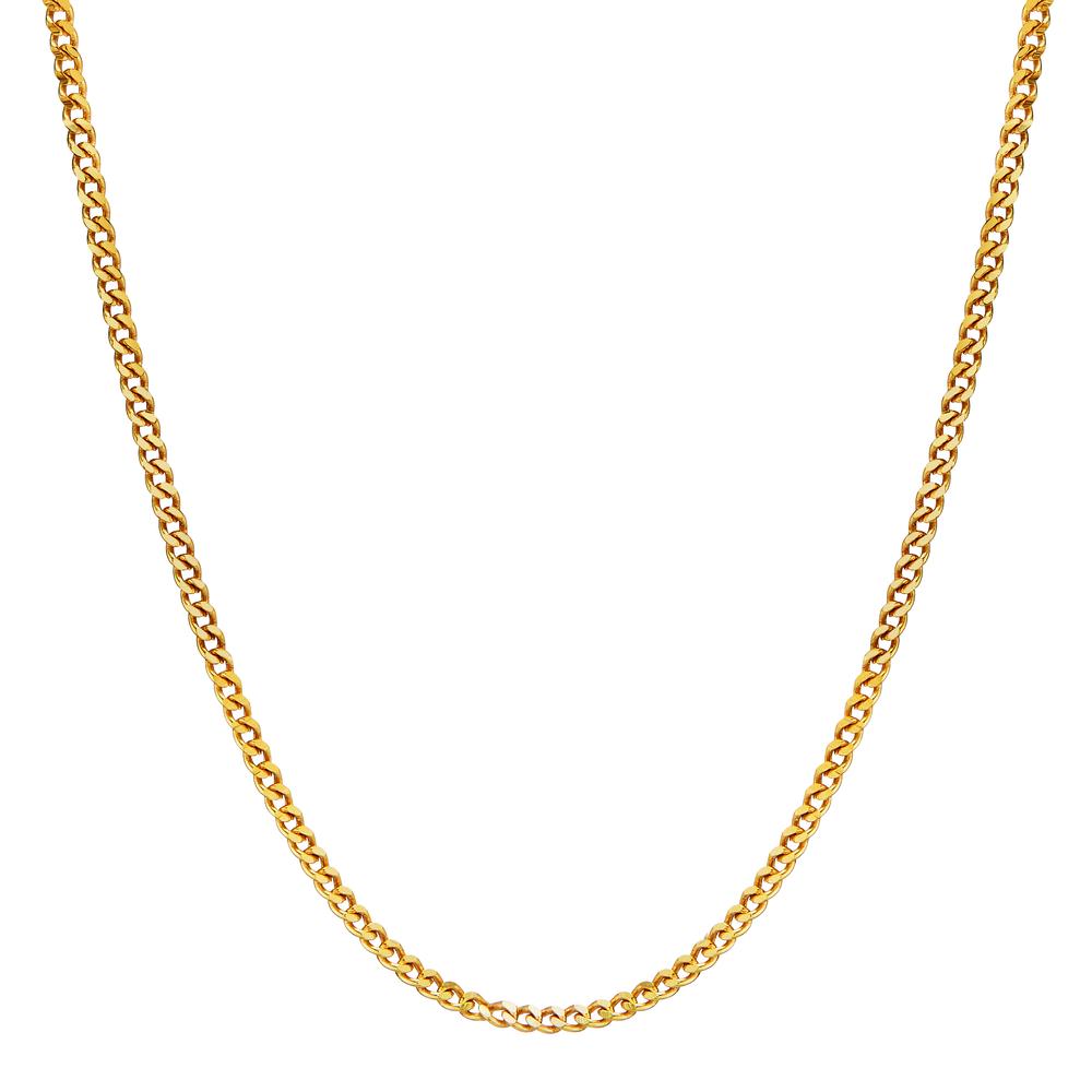 Chaînette forçat Or jaune 9K 60 cm-607786