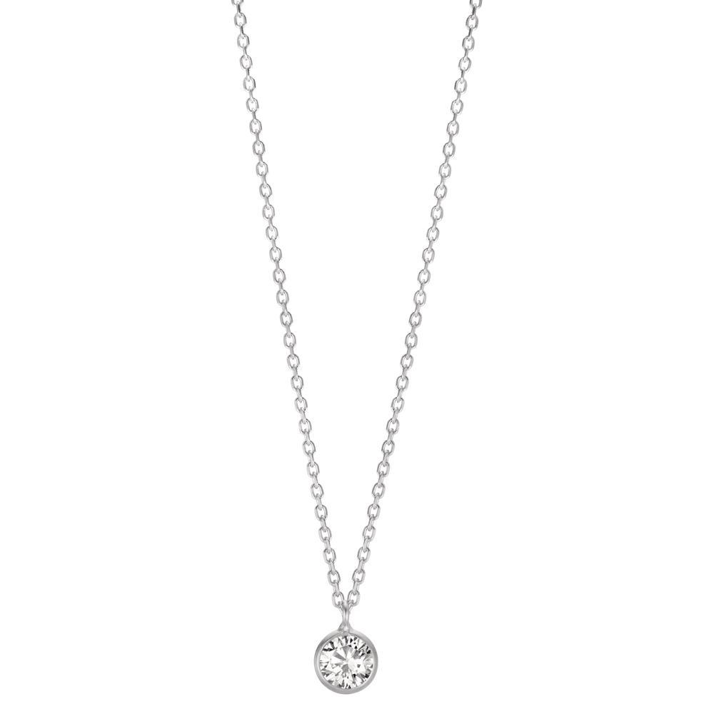 Collier Argent Zircone 5.5 mm 38 cm-607994