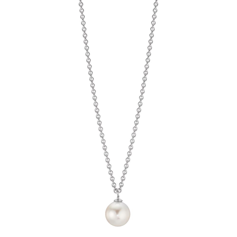 Collier Argent Rhodié [shining Pearls], 8 mm 42 cm-608000