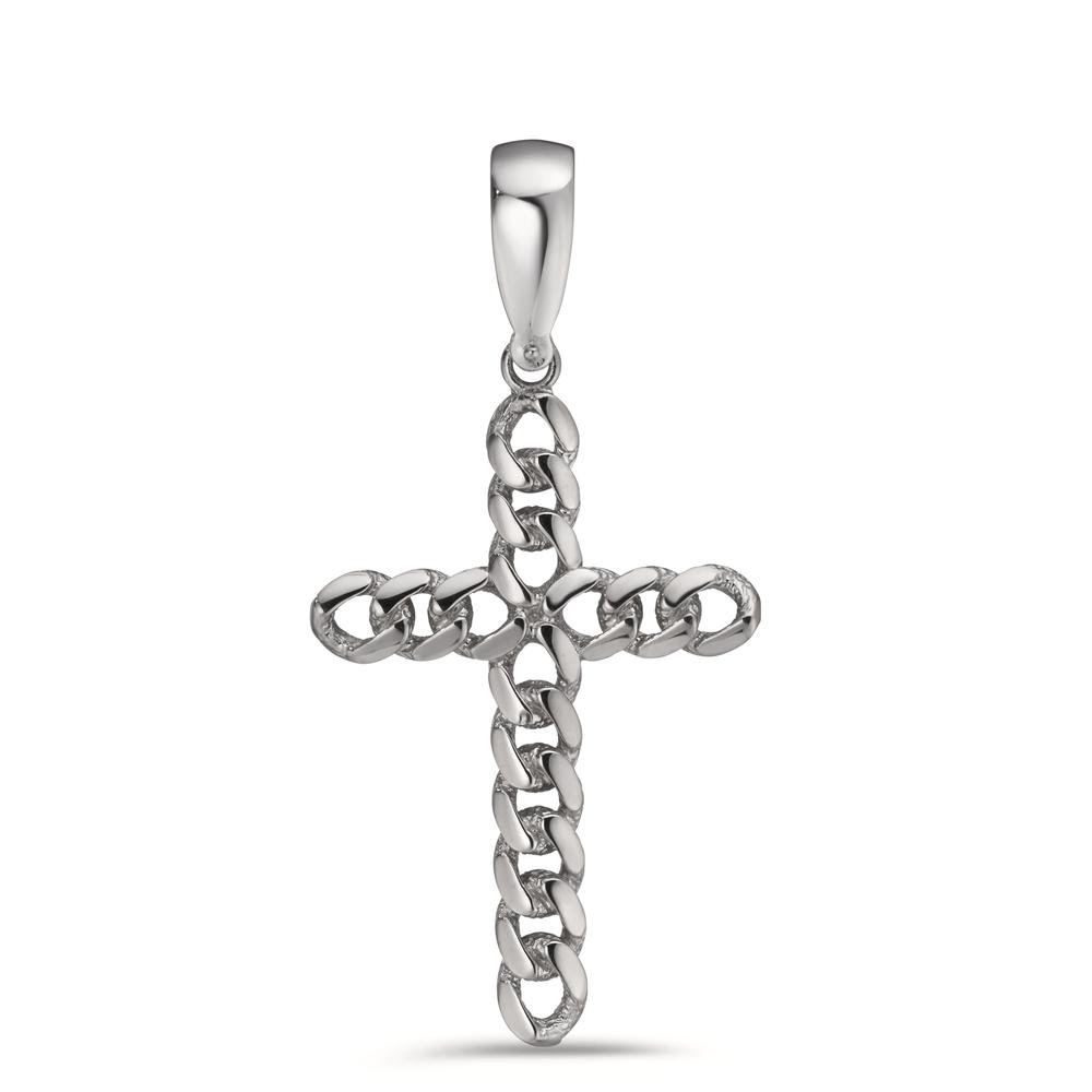 Pendentif Argent Rhodié Croix-608143