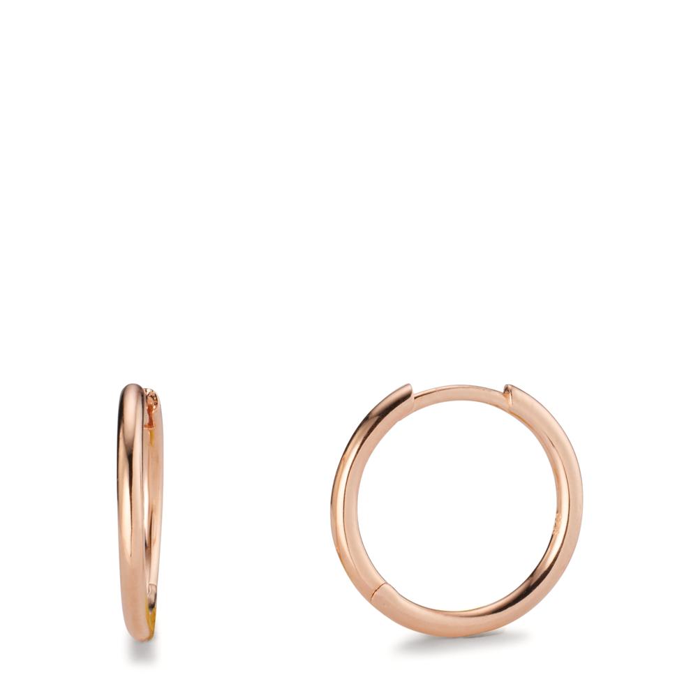 Créoles à charnières Argent rosé Plaqué or-608298