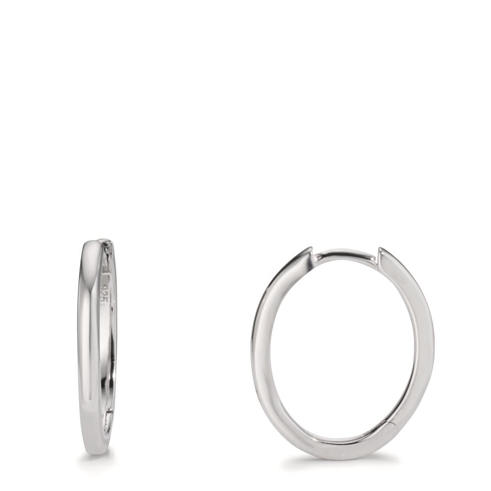 Créoles à charnières Argent Rhodié-608330