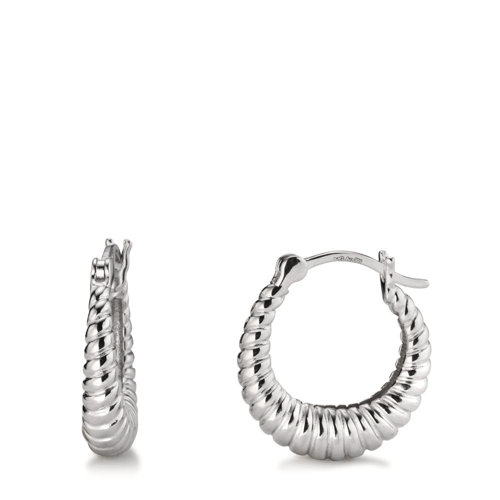 Créoles Argent Rhodié-608340