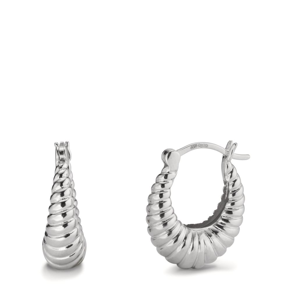 Créoles Argent Rhodié-608341