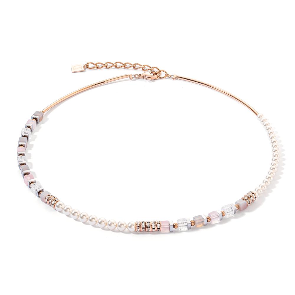 Collier Acier inoxydable rosé PVD 42-48 cm-608592