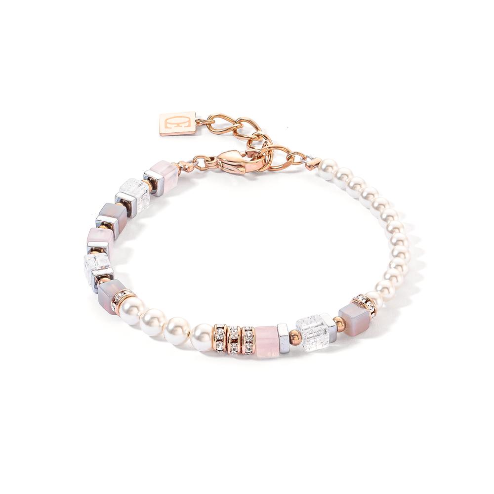Bracelet Acier inoxydable rosé PVD 18-21 cm-608594