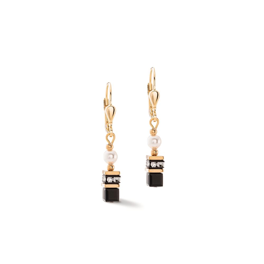 Pendant d'oreilles Acier inoxydable jaune PVD-608617