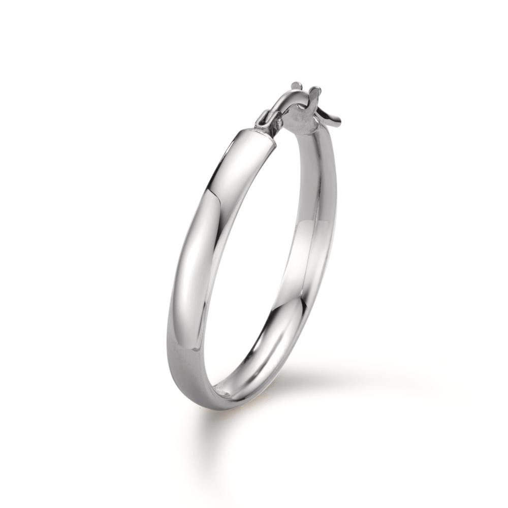 Créole 1 pièce Or blanc 14K-608769