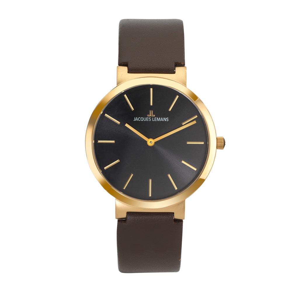 Uhr Edelstahl gelb IP beschichtet Ø36 mm-608813