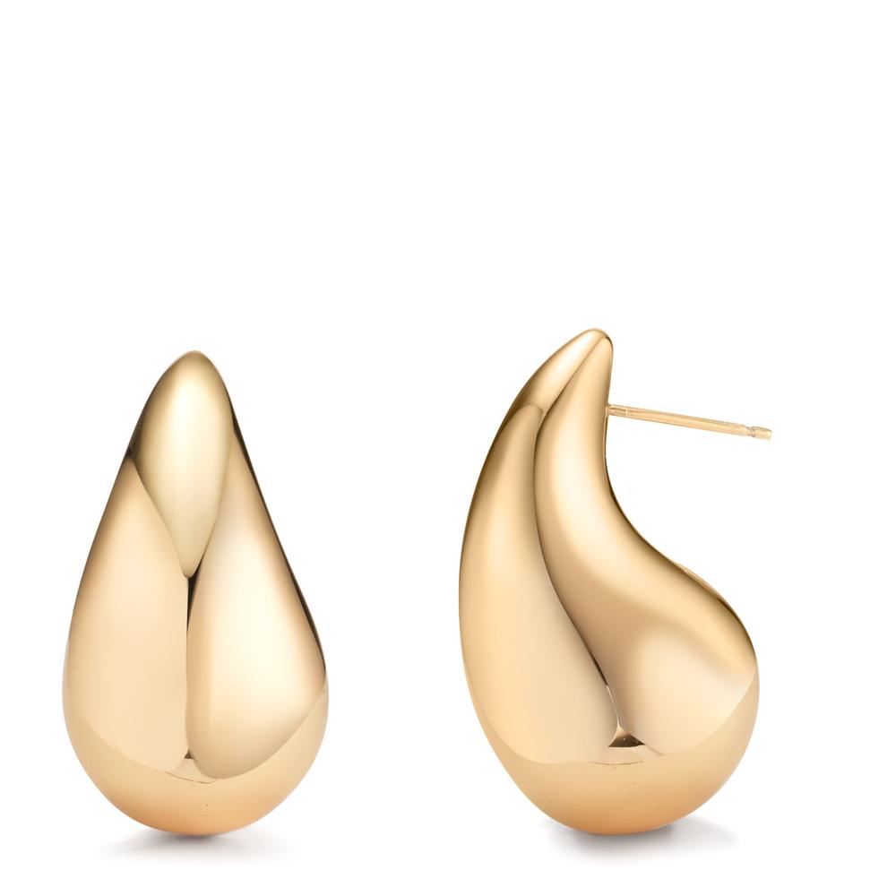 Pendant d'oreilles Acier inoxydable jaune PVD-608822
