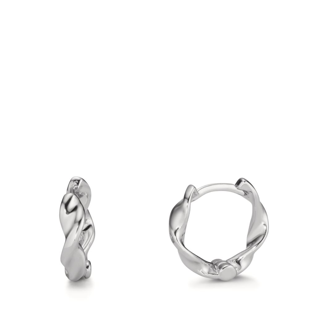 Créoles à charnières Argent Rhodié-608831