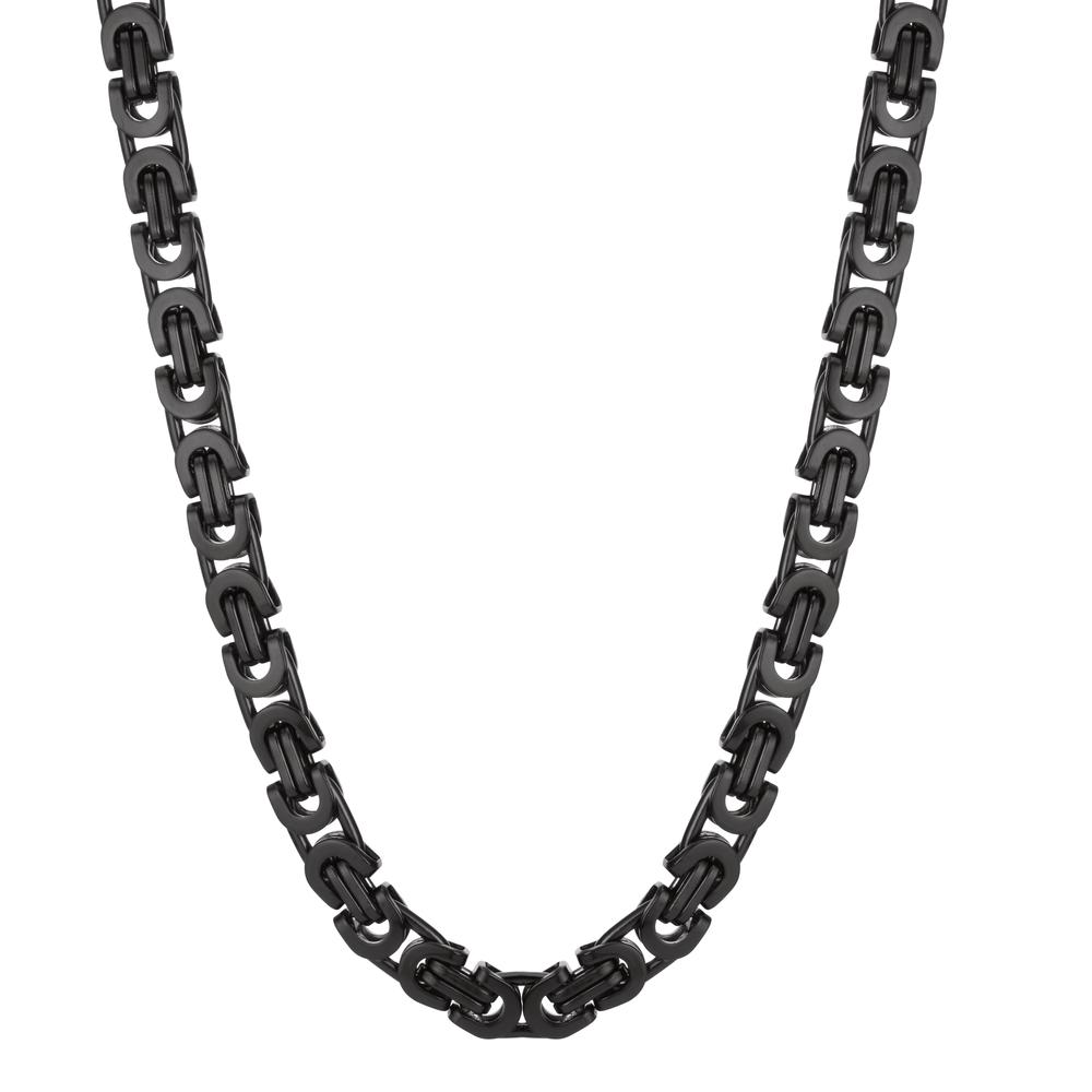 Collier Edelstahl schwarz IP beschichtet 60 cm-609022