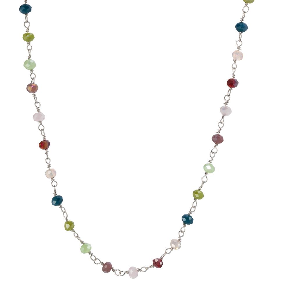 Collier Argent Cristal 53 Pierres Rhodié 40-45 cm-609042