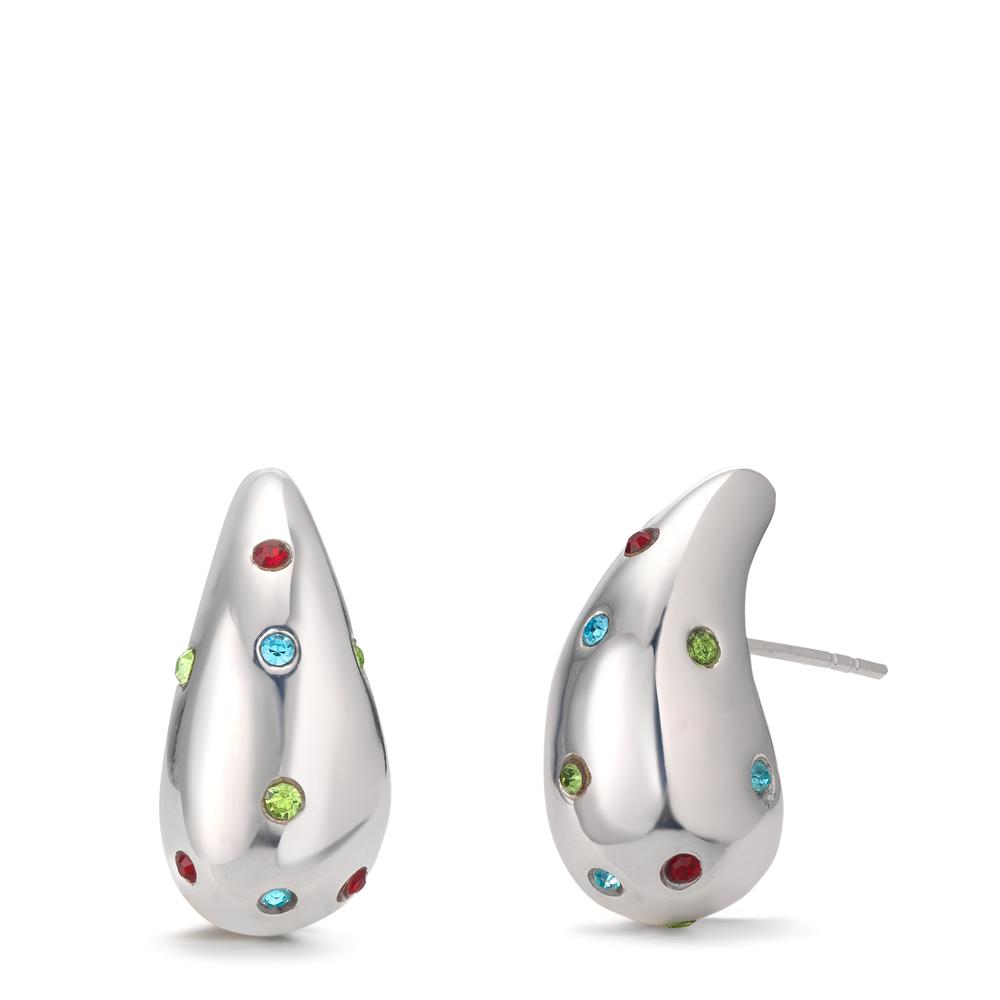 Pendant d'oreilles Argent Zircone coloré, 24 Pierres-609202