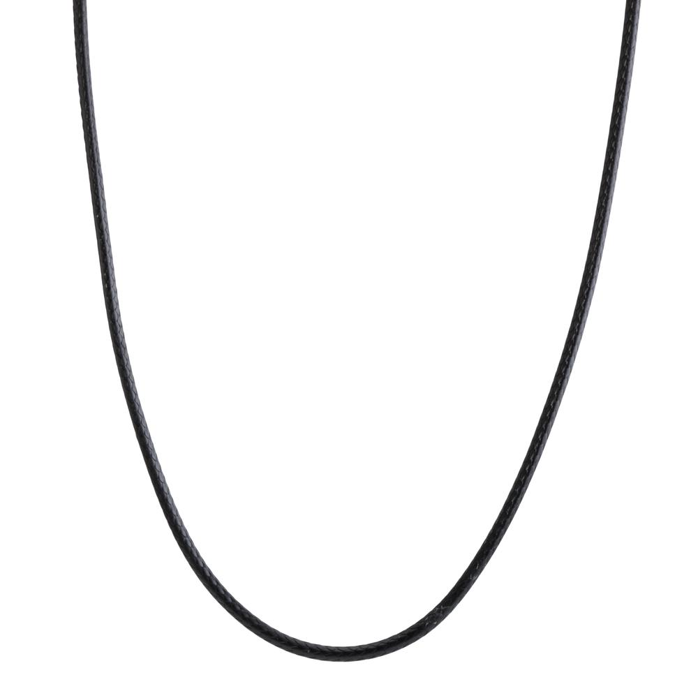Cordon de cou Tissu, Acier inoxydable 50 cm Ø2 mm-609258