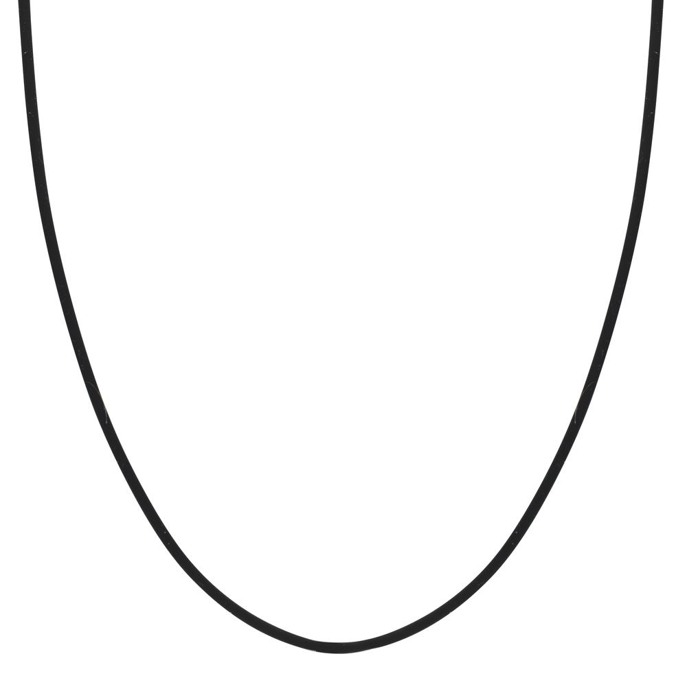 Halsband Silikon, Edelstahl 45 cm-609432