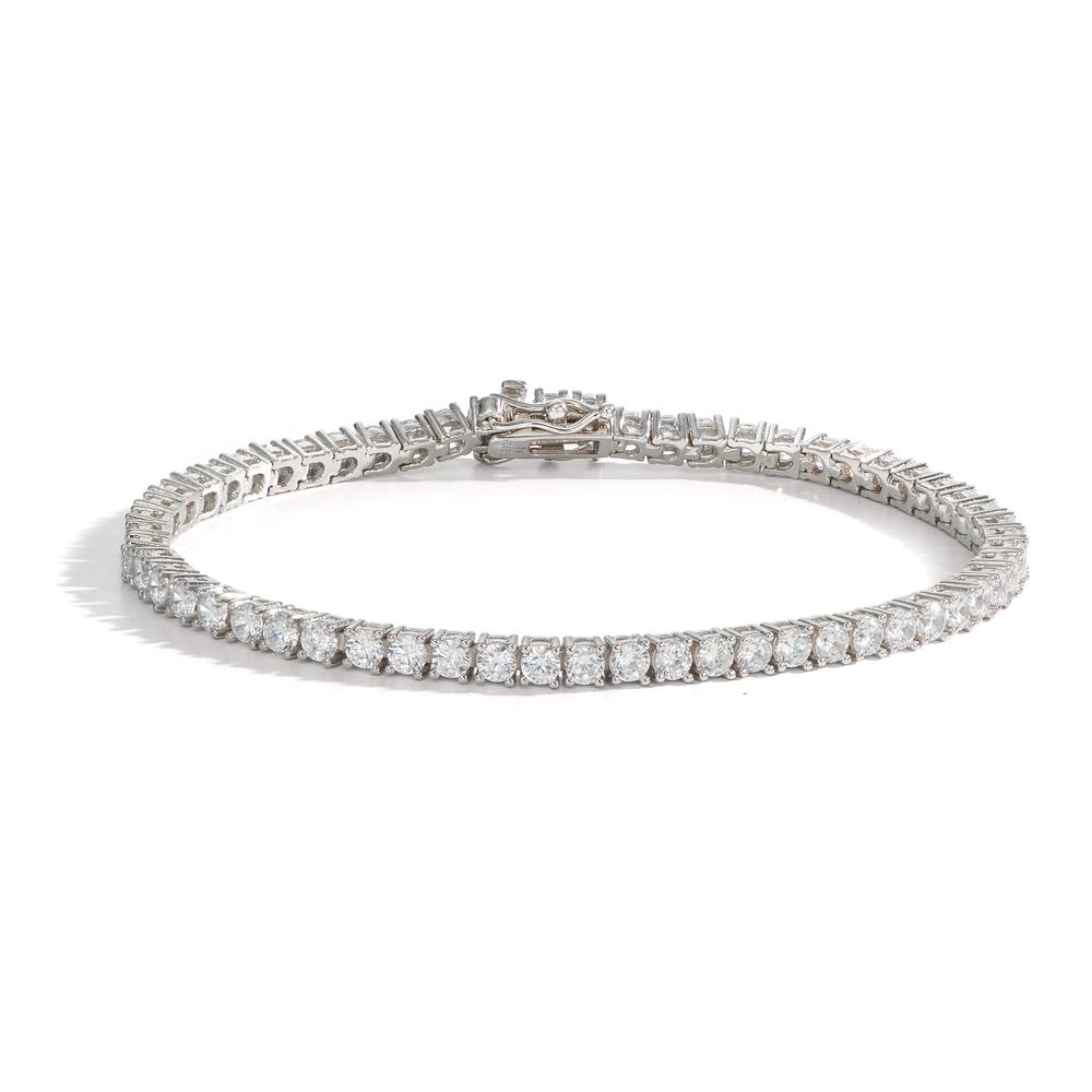 Bracelet Argent Zircone Rhodié 19 cm-609464