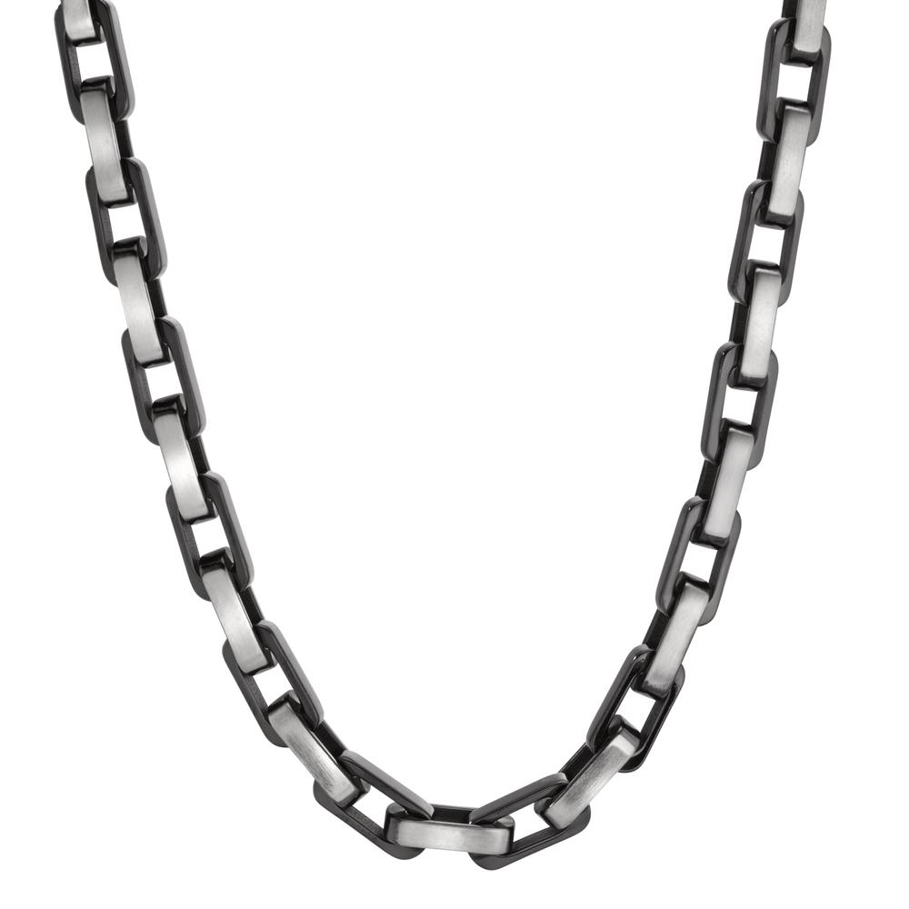 Collier Acier inoxydable gris PVD 55 cm-609514