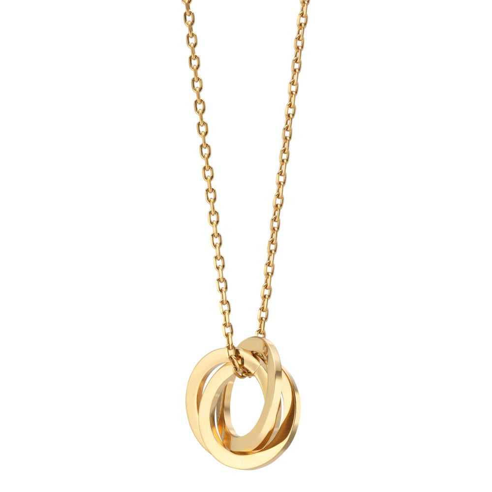 Collier Acier inoxydable jaune PVD 40-45 cm Ø20 mm-609543