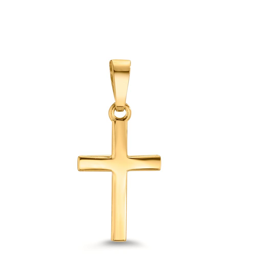 Pendentif Or jaune 14K Croix-609682