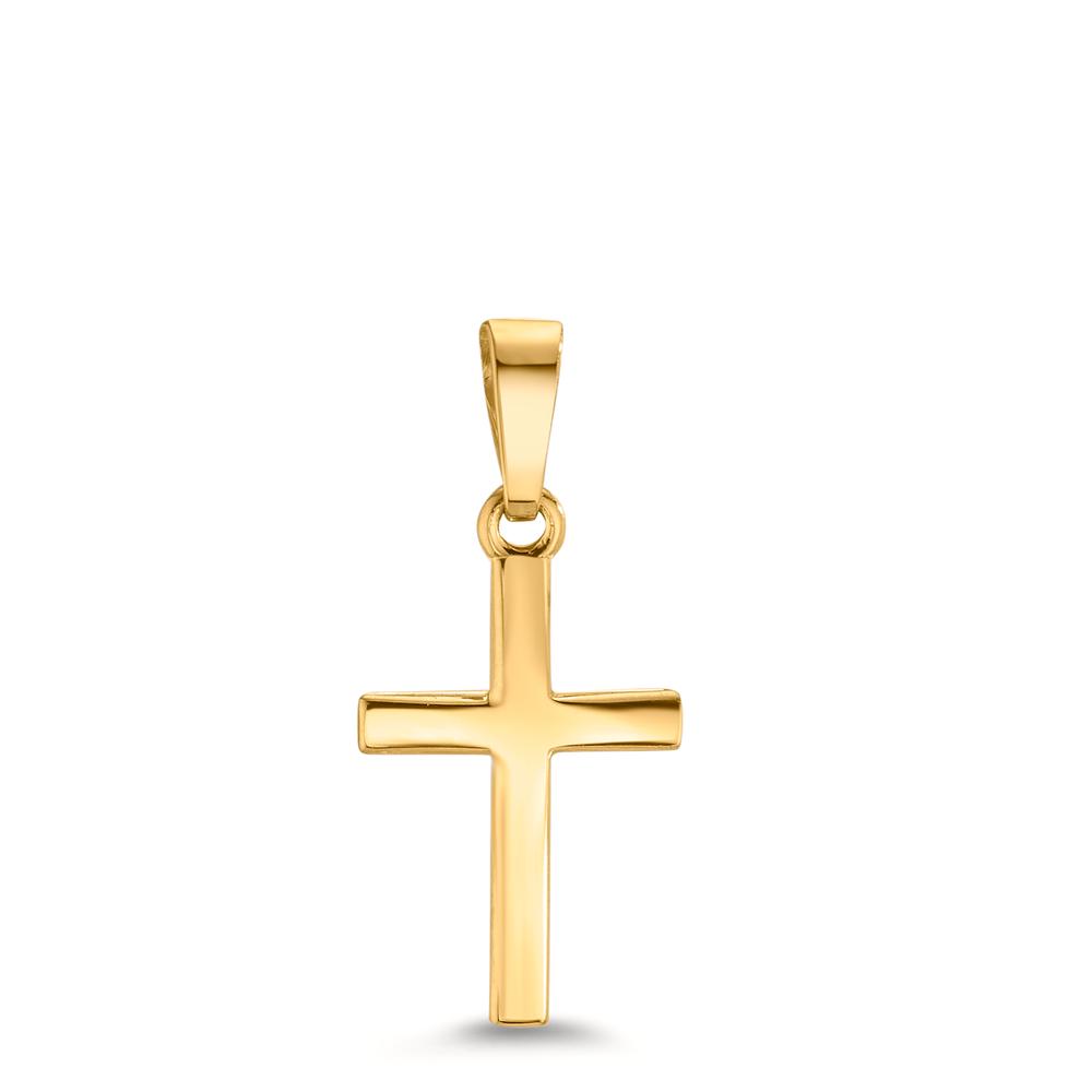 Pendentif Or jaune 18K Croix-609684